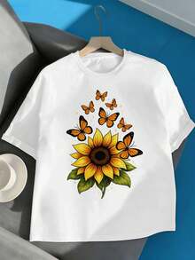 Women T-Shirts - White - View 2