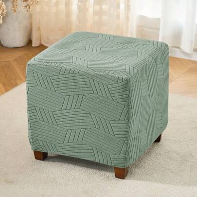1/2 chiếc bọc ghế đôn Jacquard chống bẩn, bọc ghế đôn co giãn dùng cho ghế sofa gia đình, khách sạn, quán bar, phòng khách.