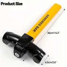 2026 Hot Universal RV & Car Steering Wheel Lock, 1PC Heavy-Duty Anti-Theft-Bar Vehicle Security Lock, Durable Safety Fixator Device, Battery-Design, Easy Installation And Use.Widely Compatible With, Trucks, RVs And Various Vehicles.Effectively Prevents Theft, Enhances Travel Safety, Sturdy And Wear-Resistant Long-Term Outdoor And Daily Vehicle. - 1 - View 6