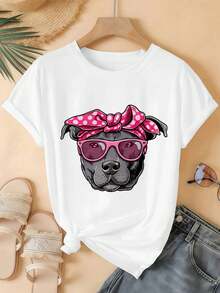 Women T-Shirts - White - View 2