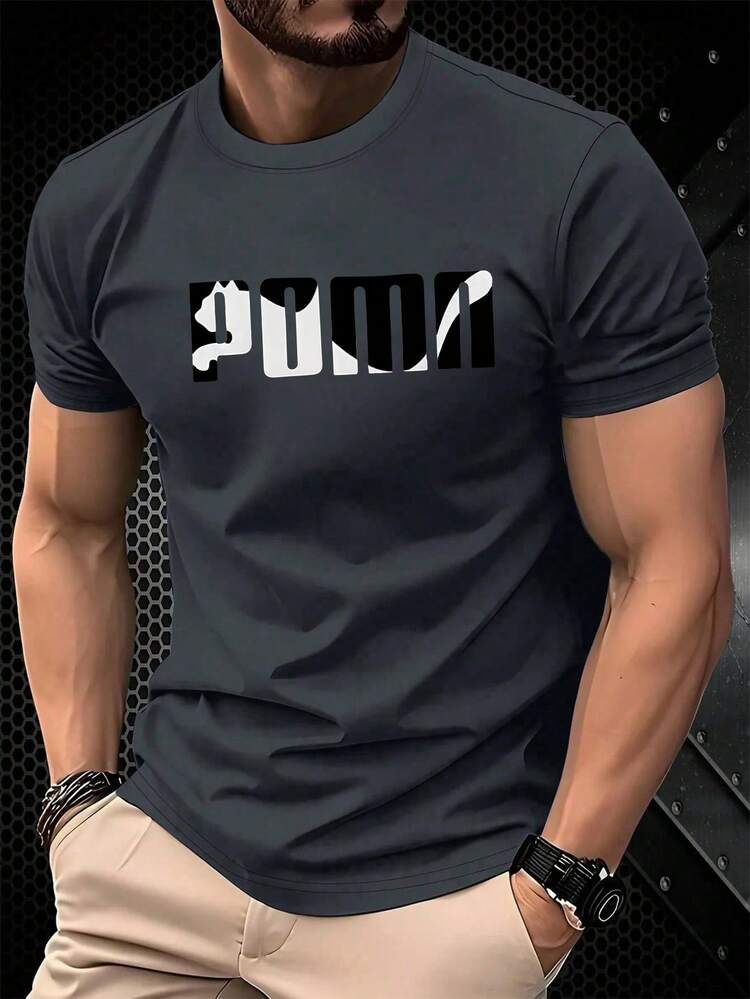 verano Cuello redondo playeras de hombre gym Ocio vacaciones  alta calidad camisas para hombre Business Office estilo ropa de hombre sudadera para  festival  conjuntos de hombre regalos para hombre  México local - Gris Oscuro - Añade 1