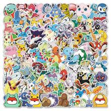 100pcs Pokemon Vinyl Cute Cartoon Dinosaur Stickers, Graffiti Decoration For Water Bottle, Car Cup, Computer, Guitar, Bike, Motorcycle, Skateboard, Helmet, Luggage, Diary, DIY Scrapbook Materials, Aesthetic Stickers Pack, Gift For Boys & Girls - Multicolor - View 10