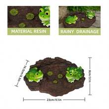 Outdoor Landscape Decorative Drain Outlet Frog Decor, Suitable For Outdoor Courtyard Fountain Display, Resin Small Animal Decoration - A - View 6