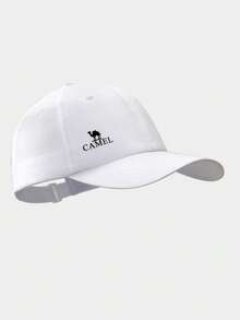 CAMEL CROWN 戶外休閒棒球帽 夏季防曬寬帽簷遮陽帽 戶外防曬帽 - 白色 - 查看 1