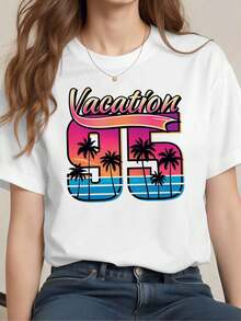 Dam-T-shirts - Vitt - Visa 1