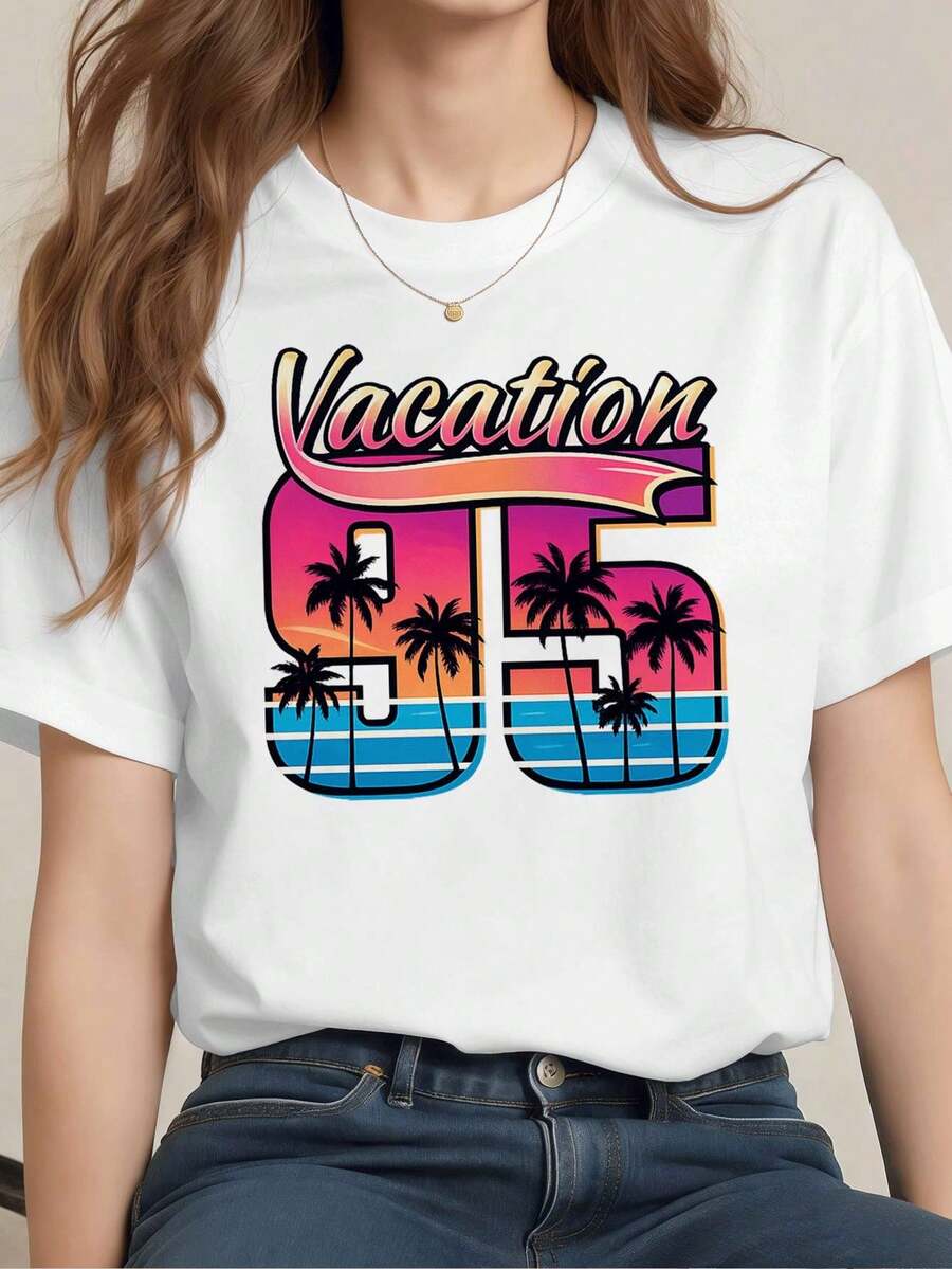 Dam-T-shirts - Vitt - Visa 1