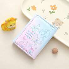 Ví mini in hình, ví đựng thẻ dung lượng lớn dễ thương, ví gập ba hình hoạt hình, ví đựng tiền xu nhiều ngăn nhỏ gọn chống trộm. - Nhiều màu - Xem 10