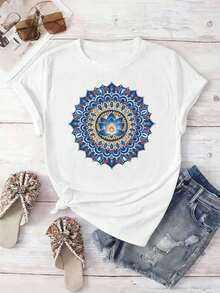 Women T-Shirts - White - View 2