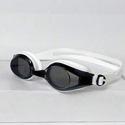 Adult Swimming Goggles Set, Anti-Fog Anti-Water Swimming Goggles Equipment With Clear Lenses - Anti-Leakage, Suitable For Training, Swimming Pool, Beach Swimming Cap