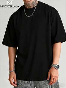 Viking Berserker Bear Norse Rune,Men's T-Shirt, Men's Summer Clothing, Couple Outfits, Holiday Clothing, Crew Neck Casual Fashion, Suitable For Going Out Or Weekend Vacations, Boyfriend Gift - 黑色 - 查看 2