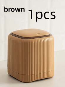 Desktop Trash Can, Trash Can, Multi-Function Desktop Plastic Storage Bucket, Pen Holder, Mini Trash Can, Mini Trash Can With Lid, Detachable Small Trash Can, Small Plastic Trash Can, Suitable For Office, Desk, Car, Best Choice For Classmates And Friends, Available In Multiple Colors - Multicolor - View 11