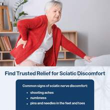 SciatiEase SciatiComfort Spine And Disc Support Supplement Sciatic Nerve Health Support Supplement - VIT D3 K2, Aquamin, Calcium, Magnesium, Type II Collagen, Pea (Palm Collagen) - 30 Day Supply - 70G - 查看 7