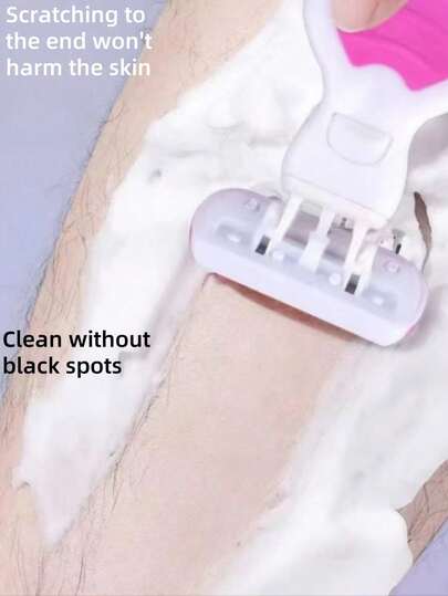 Boutique Women's Shaving Knife, Manual Shaving Knife, Portable Short 6-Layer Blade Shaving Tool For Shaving Armpit Hair