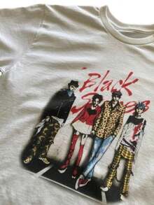 Highly Attractive BLAST!STONES NANA OSAKI ANIME UNISEX COTTON T Shirt - High Quality Print, The Effect When Worn Is Superb! - 黑色 - 查看 7