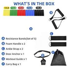 11pcs Grip Strength Trainer Set, Resistance Bands Workout Equipment - Multicolor - View 7