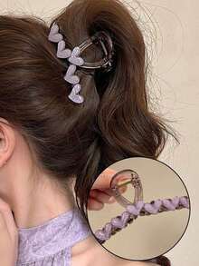 Accesoriu de păr cu gheare minimaliste, în stil coreean Y2K, culoare jeleu proaspăt, cu clips, clip occipital de dimensiuni mari, potrivit pentru femei, cadou pentru prieteni, familie, Ziua Mamei, Ziua Profesorului, clip de păr, petrecere - Multicolor - Vizualizare 2