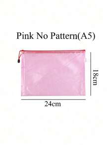 Fashionable Waterproof PVC Beach Bag, Printed With "Summer" Shell Pattern, A4 Size, Transparent Cosmetic Bag, Toiletry Bag, Nylon Zipper, Suitable For Swimming, Diving, Summer Vacation, Lightweight, Beach Essential, Travel/Back To School Essential, Vacation Companion - Multicolor - View 12
