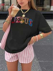 Women T-Shirts - Black - View 2