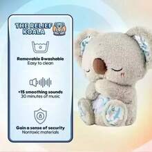 Calma Al Koala Para Que Duerma Con Un Peluche+Llavero Koala - Beis - Ver 3