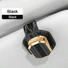 1pc Car Fashion Glasses Clip, High-End Unisex Automotive Interior Sun Visor Glasses Storage Holder - Car-mounted - View 13
