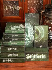 Harry Potter 哈利波特蛇年主题礼盒套装，内含金属书签盲盒、笔记本、铁皮徽章、金属徽章、纸质书签、钥匙扣等精美周边礼品系列，马尔福周边绿色盲盒，适合青少年及成人，哈利波特粉丝组合礼品，节日礼物，生日礼物 - 彩色 - 查看 7
