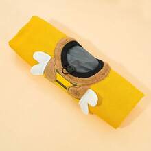 1pc Bee-Shaped Pet Canvas Shoulder Bag, Pet Carrier Bag, Outdoor Pet Tote Bag (Bee-Large) - Yellow - View 8