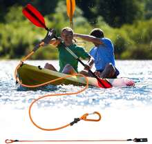 MOPHOEXII Kayak Paddle Leash, Paddle Leash Lightweight Coiled Kayak Rod Leashes For SUP Kayaking Canoing Fishing Boating - Colors - View 7