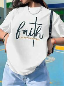 Dam-T-shirts - Vitt - Visa 1