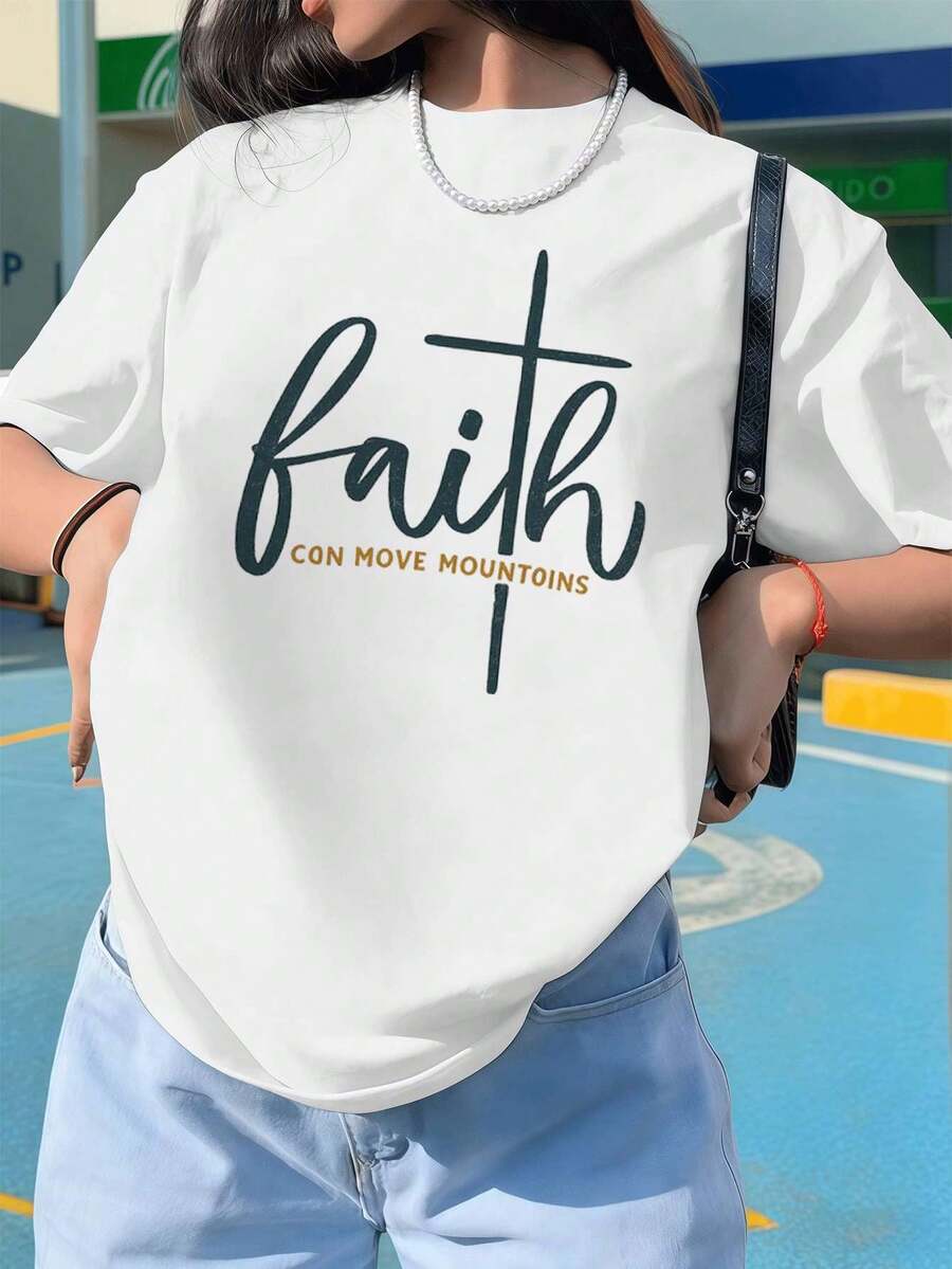 Dam-T-shirts - Vitt - Visa 1