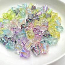 亚克力单色滴油煤球饼干直孔散珠 DIY 手机挂绳、吊坠、钥匙扣配件 - 彩色 - 查看 9