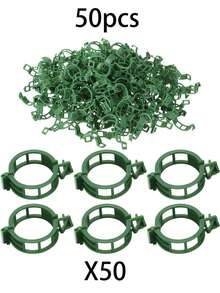 100pcs Plant Support Clips, Plastic Plant Clips, Adjustable Gardening Clips Suitable For Climbing Plants, Outdoor Grape Tomato Vines Support Clips, Reusable Clips To Keep Plants Upright, Fix Stems And Vines - A - View 12
