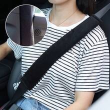 1 buah Sarung Bantalan Bahu Sabuk Pengaman Mobil Universal, Bantalan Bahu Mewah, Desain Bordir, Nyaman & Tahan Lama, Cocok untuk Dekorasi Interior Kendaraan, Panjang Terentang 14,37 inci - bantalan bahu yang empuk - View 7