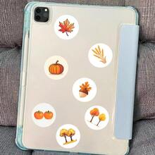 JOERBABU the little kangaroo Bobbie 500pcs/Roll Autumn Fruit Pattern Stickers, 10 Assorted Styles, Christmas Gift Packaging Labels, Scrapbook Stickers, Planner Gift Wrapping, Paper Craft Decoration, Party Gift, Gift Box Decoration And Reward Stickers - Multicolor - View 4