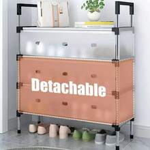 7 Tier Cabinet Storage Organiser Shoe Rack Stand Holder W/ Dust-Proof Cover - VJN0401-7 - View 3