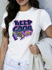 Women T-Shirts - White - View 1