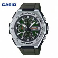 Casio WA-300H-3A 橄榄绿数字手表 复古工装风 100米防水 运动跑步 男女通用腕表 - 均碼 - 查看 4