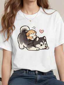 Women T-Shirts - White - View 1