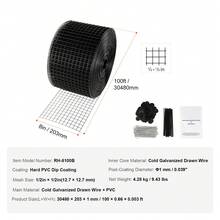 Tela de sombra - 20 cm x 30,5 m con 100 - Ver 7