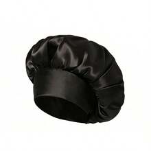 1pc Luxury Satin Silk Sleep Cap, Lightweight Hair Care Elastic Cap, Soft & Comfortable Adjustable Silk Sleep Cap, Unisex, All-Night Comfort, Suitable For Long Curly Hair And Braids/Bathroom Supplies/Other Sleep Aids/Home/Holiday Essential/Travel/Mother's Day Gift/Easter - Multicolor - View 13