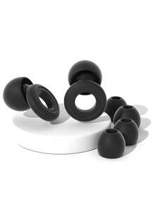 6 nút bịt tai ngủ bằng silicon tái sử dụng, cách âm và chống ồn, thích hợp cho sử dụng hàng ngày, công nghiệp, học sinh, chống thấm nước khi bơi lội. - nhiều màu - Xem 10