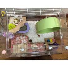 Hamster Paper Cotton, Small Animal Nest Cage Pad Material, Fluffy Pad For Gerbil, Guinea Pig, Soft And Breathable, Warm And Absorbent (Warm Tip: 4 Random Colors) - Multicolor - View 4