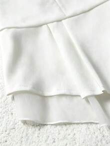 Áo khoác gile thời trang công sở mùa xuân/hè mới, được làm từ vải chiffon với thiết kế ghép mảnh, phù hợp để phối nhiều lớp. - trắng - Xem 3