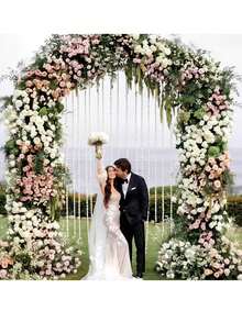 1pc 4m/157.48in Faux Pearl Flower Garland Decor, Wedding Floral Wreath Chain, Wedding Pearl Chain, Faux Pearl Beaded Chain, Wedding Decor Pearl Chain, Suitable For Bouquets, Centerpieces, Arch Decoration, Trimmable Length, Elegant Decor For Holidays & Parties - One Size Fits All - View 5