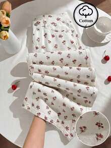 Pantalones vaqueros casuales con estampado de lunares para mujer, pantalones con estampado de lunares, pantalones con estampado de lunares, pantalones lindos, pantalones casuales para mujer, pantalones vaqueros holgados con estampado de - Blanco - Ver 8