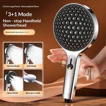 1pc High Pressure Handheld Shower Head, Sliding Switch Water Flow, Button Spray, Multiple Water Modes, Suitable For Bathroom, Shower, Bathing - Home Use - Handheld Shower Head - View 7