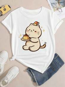 Women T-Shirts - White - View 2