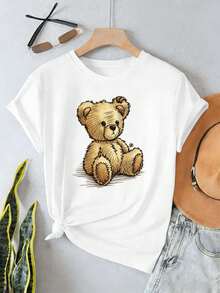 Women T-Shirts - White - View 2