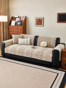 1 Đệm ghế sofa cao cấp, chất liệu chenille, thiết kế chống trượt, sử dụng được cả bốn mùa, có thể giặt máy, thân thiện với thú cưng và chống bám bẩn, phù hợp với sofa ghép mô-đun 1-4 chỗ ngồi. - Lạc đà - Xem 5