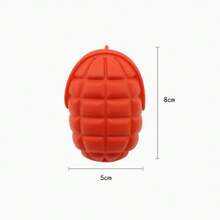 Silicone Tactical Coin Wallet In Grenade Shape, Mini Zipper Bag, Innovative Gift For Male Gamers, Durable Small Wallet For Daily Travel - A - View 13