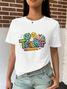 Women T-Shirts - White - View 2
